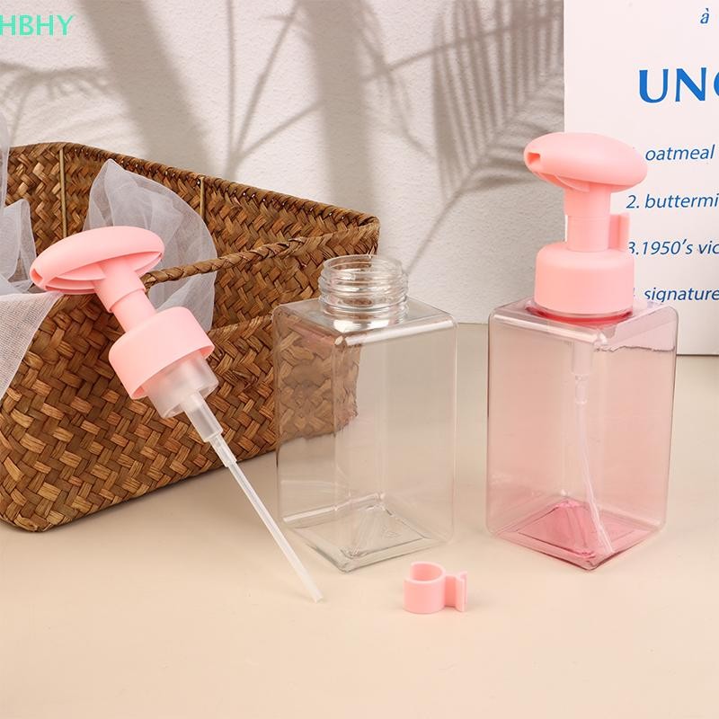 HB 250/450ml เครื่องจ่ายโฟมพลาสติกรีฟิลสบู่เปล่ารีฟิลกดขวดเครื่องสําอางบรรจุภัณฑ์สบู่เหลวคอนเทนเนอร์