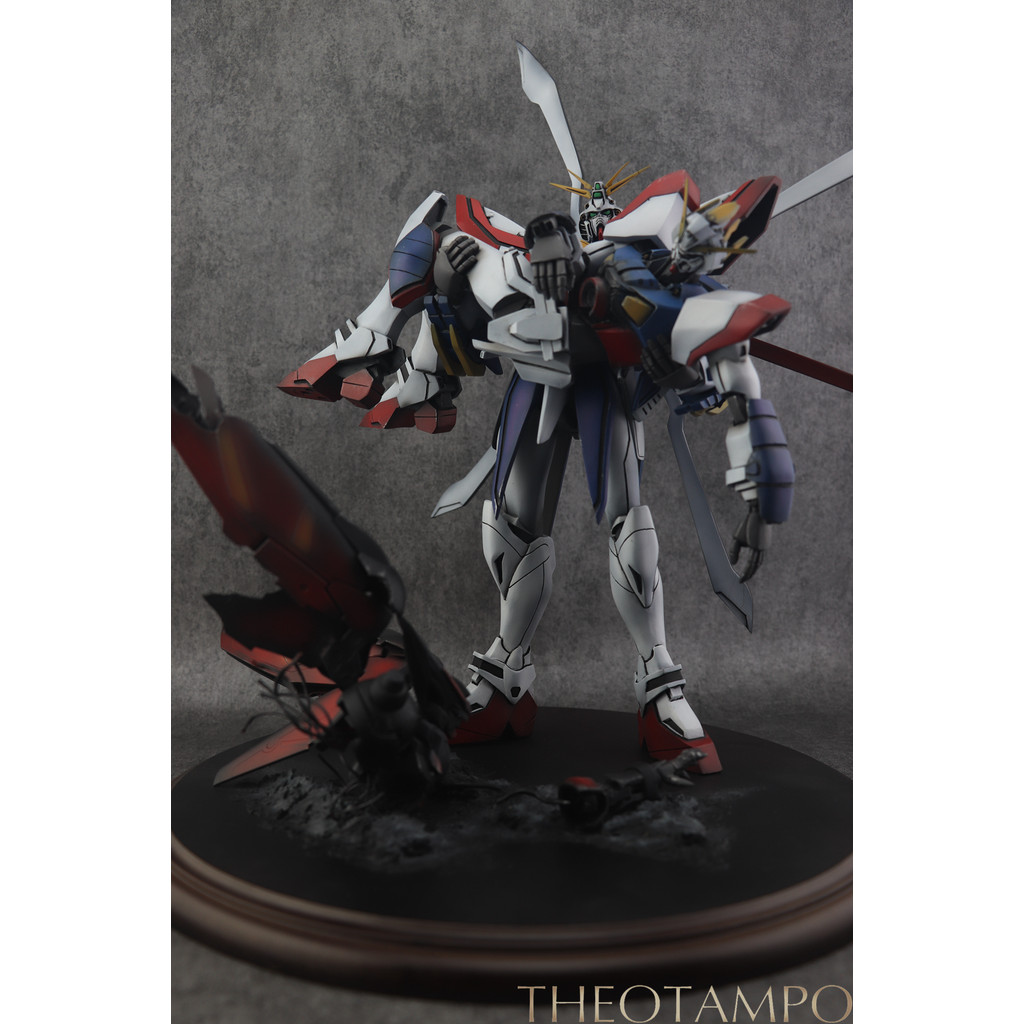 GK 1/72 God Gundam Flash Gundam Animation Scene เรซิ่นรุ่น OEM สินค้าสําเร็จรูปพร้อมสต็อก