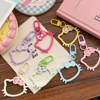 การ์ตูนน่ารัก Kitty AKeychain Ins สาวหวานกระเป๋านักเรียนจี้ของขวัญเพื่อน