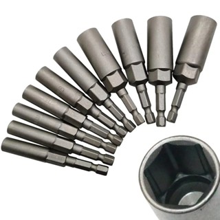 ชุดลูกบล็อกหัวแม่เหล็ก หัวบล็อกยิงน็อต แบบสวมเร็ว 10 ขนาด เบ…