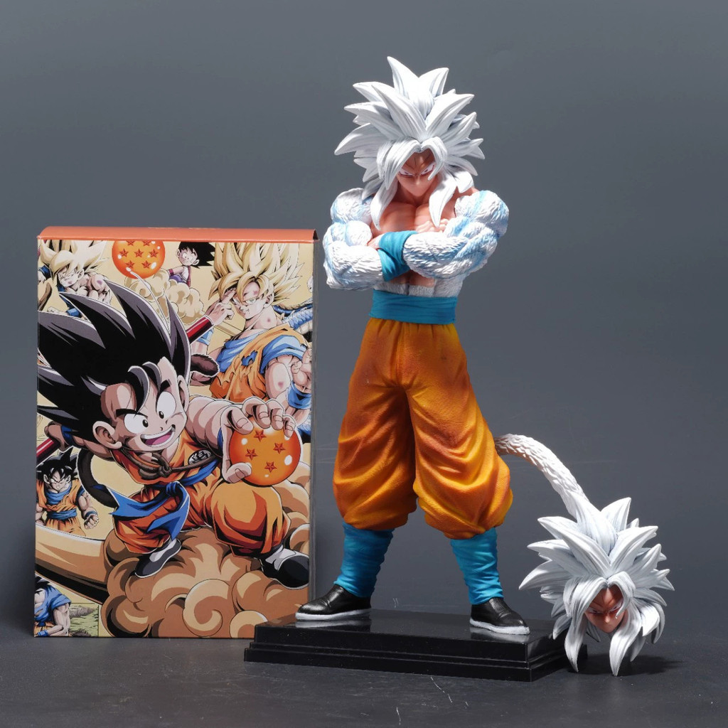 [ตุ๊กตาฟิกเกอร์] ฟิกเกอร์ดราก้อนบอลซูเปอร์ห้า Goku Breast Holding Super Four Goku Super Saiyan เดสก์