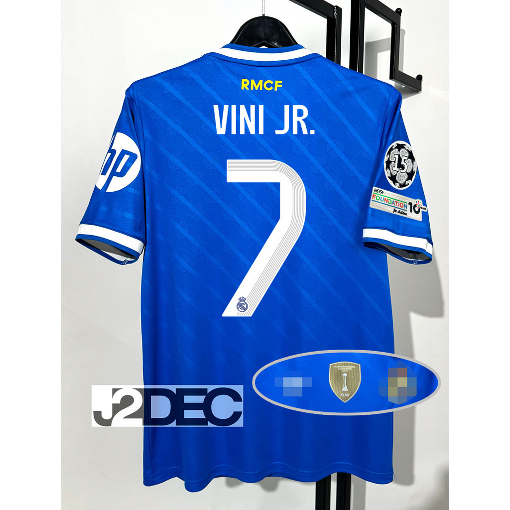 ใหม่ล่าสุด!! เสื้อฟุตบอล lSอัล มาริด Third ชุดสาม [ 3A ] เกรดแฟนบอล 2025/26 ฟลูออฟชั่น UCL+FIFA ชื่อนักเตะครบทุกคน - รูปที่ 5