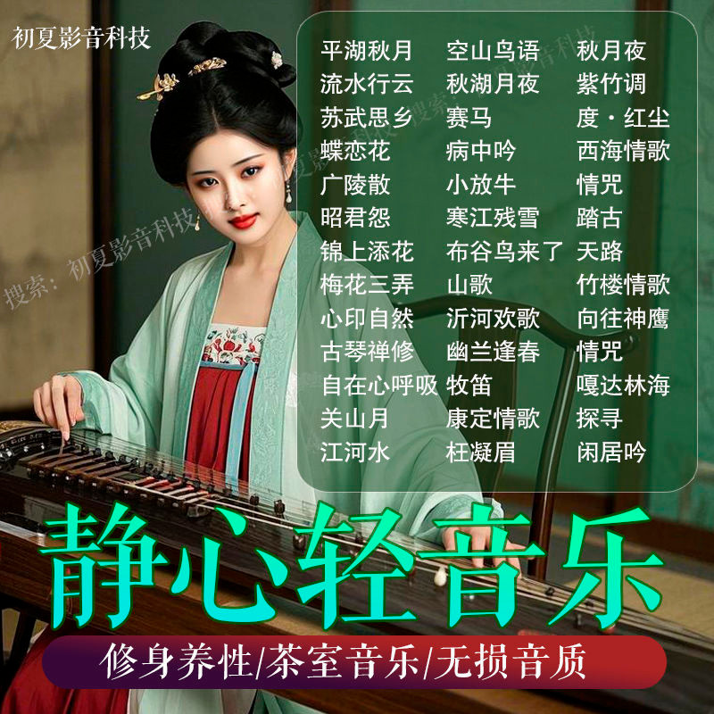 Light Music Tea Room Leisure U Disk Pure Music Selection ยอดนิยม U Disk Light เพลง Lossless การทําสม