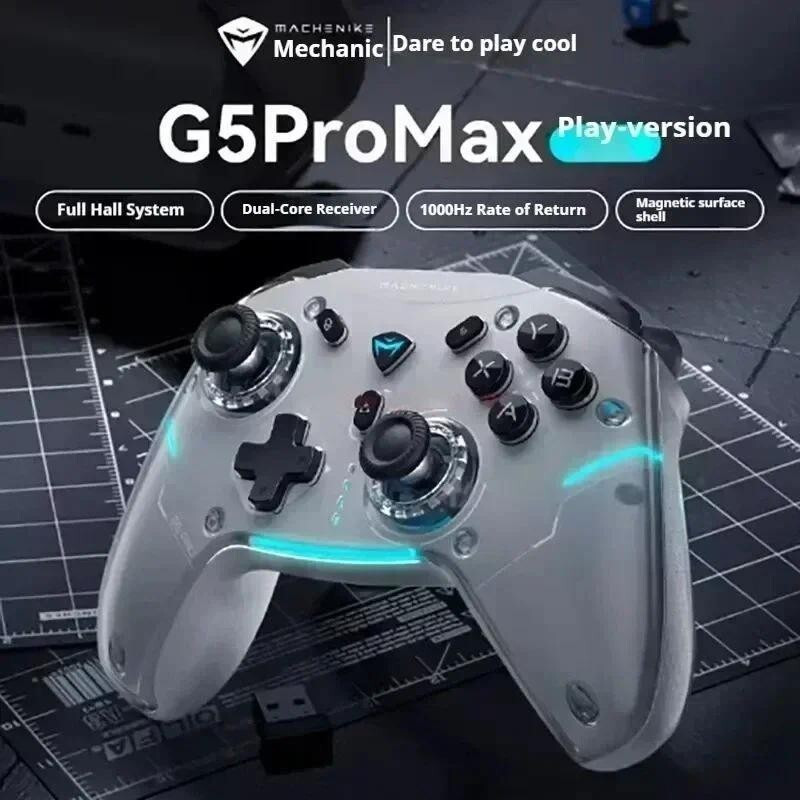 Machenike G5 Pro Max Gamepad Play Edition TriMode Gamepad Hall Linear Trigger Custozed บลูทูธคอนโทรล