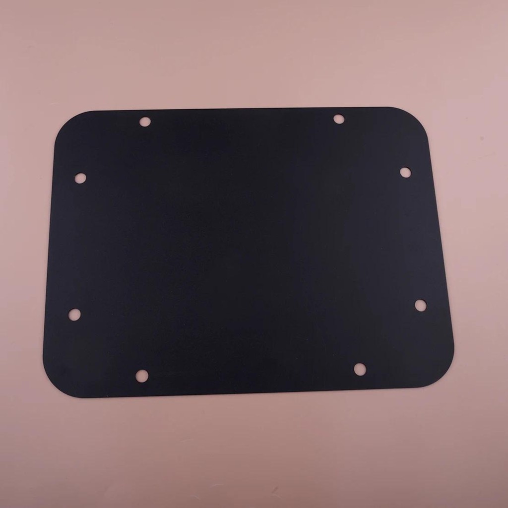 Tailgate Plug Vent-Plate ฝาครอบยางอะไหล่ Carrier Filler ลบสีดําเหล็ก fit สําหรับ Jeep Wrangler JK JK
