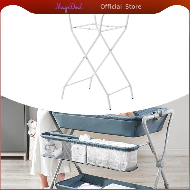 [MAGIDEAL] Baby Bath Tub Stand Nursing Station,Thickened,สะดวก,Sturdy ที่วางเปลี่ยนผ้าอ้อมแบบพับได้ส