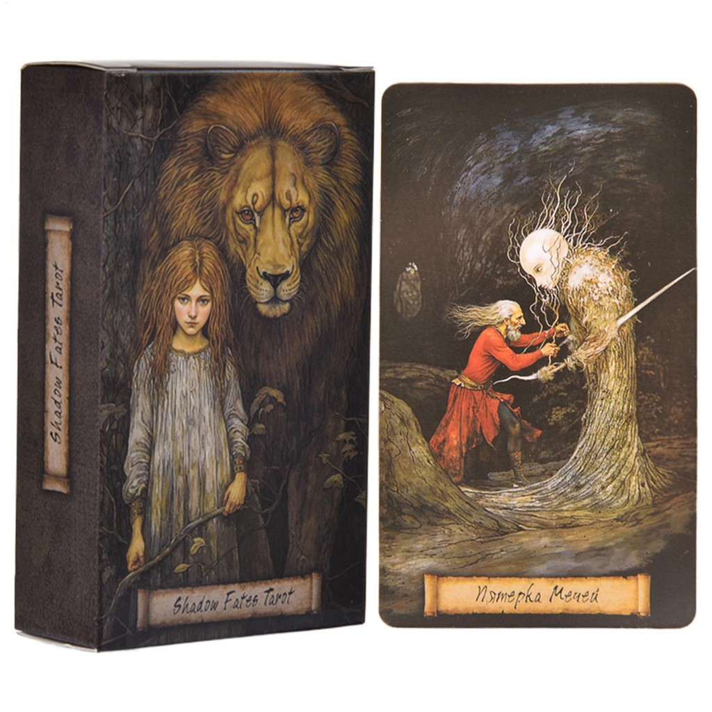 80 ชิ้น Shadow Fate Tower Tarot Deck เหมาะสําหรับการ์ดคนรักสาว Strategic เกมกระดานงานปาร์ตี้ tayeyenith