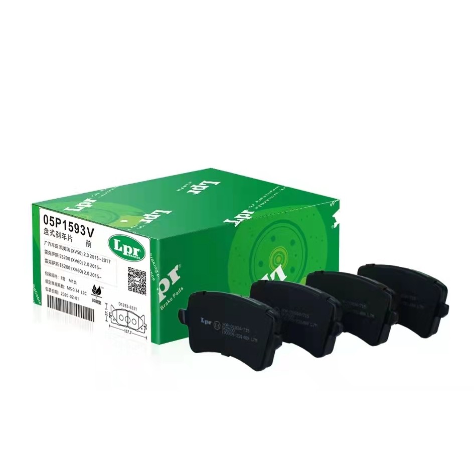 LPR LePR D2251 เหมาะสําหรับ Cadillac CT6 ผ้าเบรคหน้า 05P5534 ผ้าเบรคหลัง 05P5535