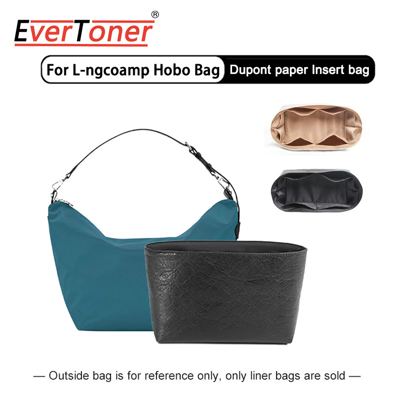 EverToner Dupont กระดาษเรียงรายสำหรับกระเป๋า Hobo ของแท้ พร้อมอุปกรณ์เสริมภายในกระเป๋า
