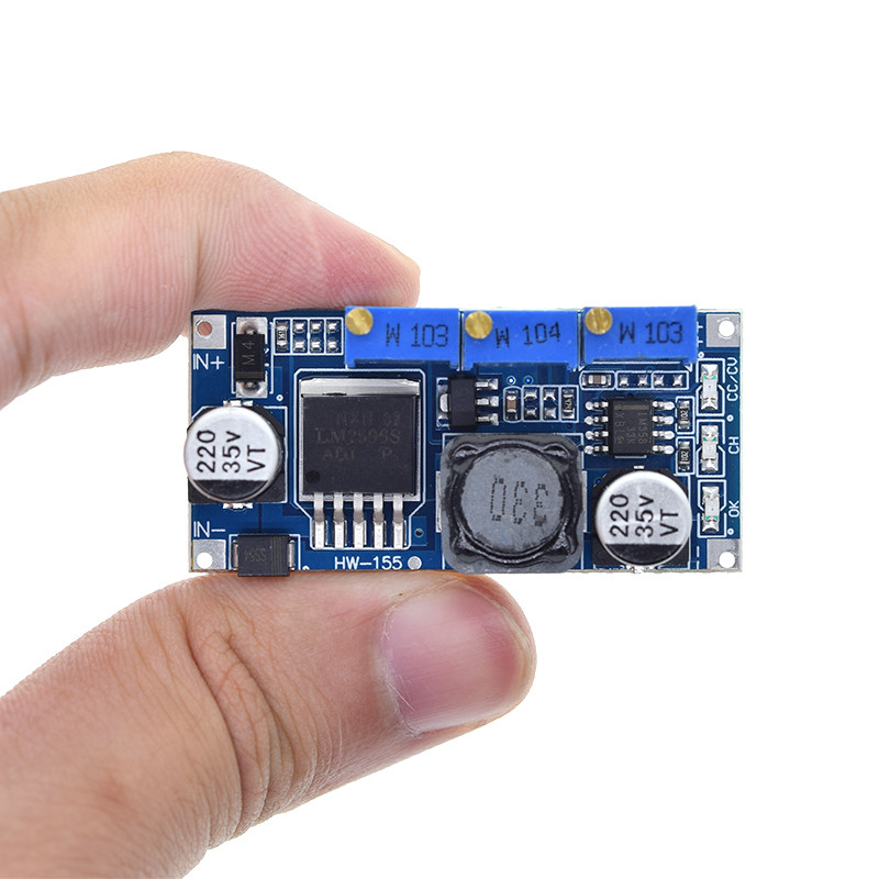 LM2596 LED Driver DC-DC Step-down ปรับ CC/CV โมดูลแหล่งจ่ายไฟแบตเตอรี่ Charger ปรับ LM2596S คงที่ Cu