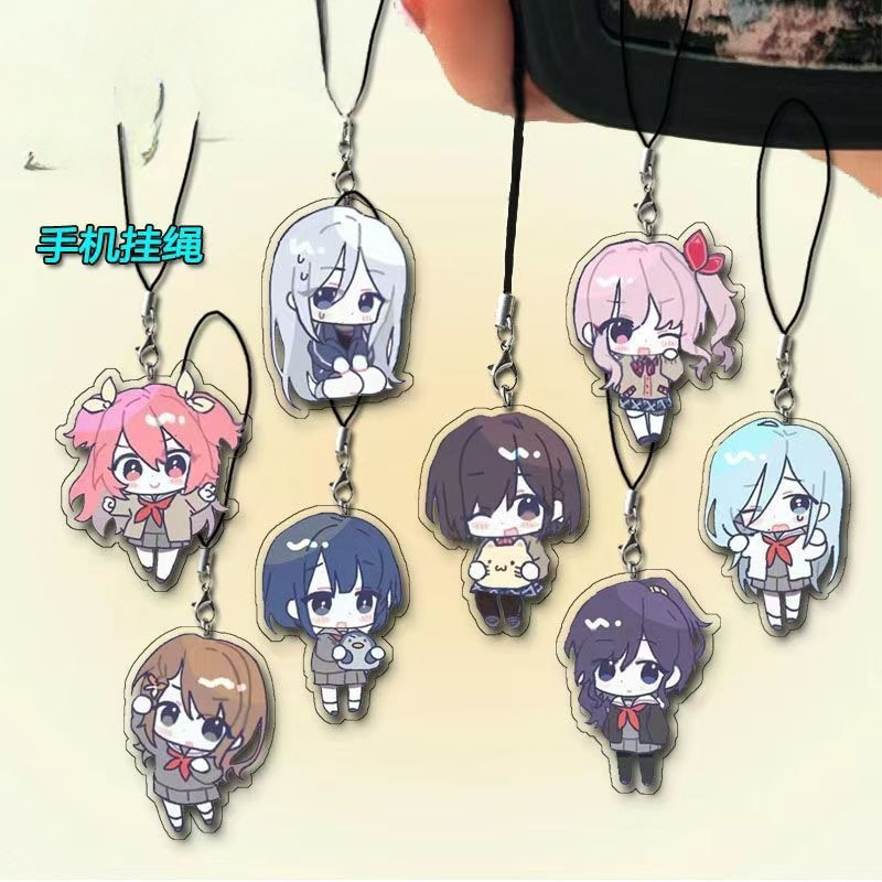 Project Sekai Mizuki Akiyama Mafuyu Asauna Kanade Yoisaki Ena Shinonome Nightcord อะคริลิคพวงกุญแจโท