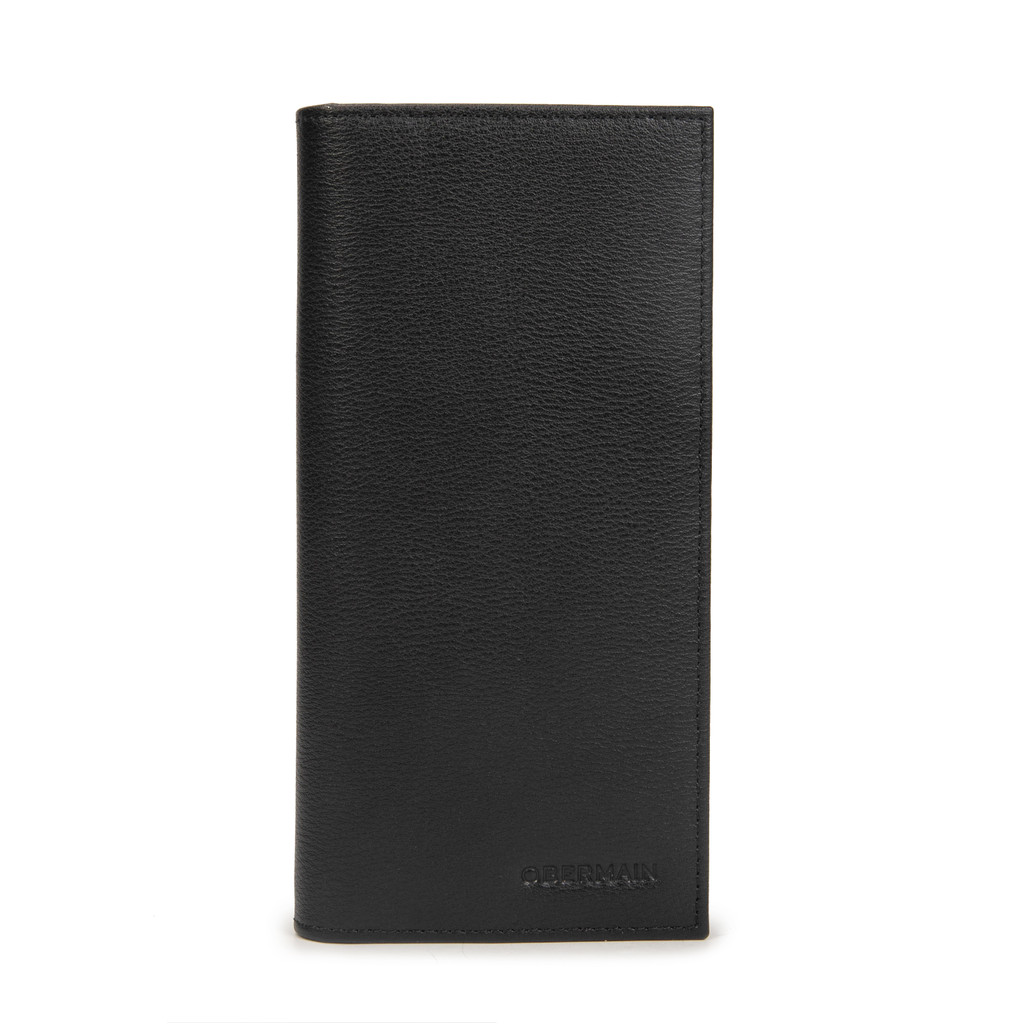 OBERMAIN RFID Long Wallet / Leather / Black / OBW324G3 (250624B2)