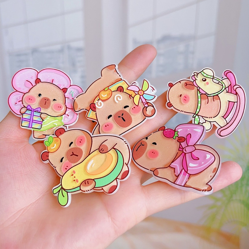 O1375 กิ๊บคาปิบาร่า กิ๊บติดผม เริ่มต้น 15฿ พร้อมส่งในไทย