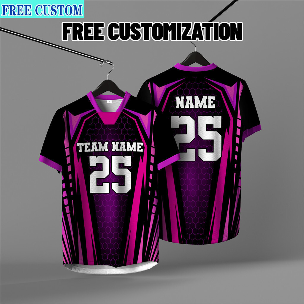 [หมายเลขชื่อที่กําหนดเองฟรี] Lycra 280 Gsm Oversize Nfl Streetwear Jersey - Edisi Nfl 2025 Team Jers