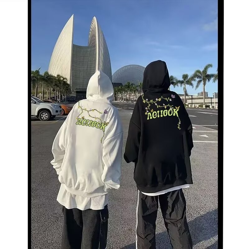 2025 NEW 2025B7-129-AO Monster Double-Sided Cotton Hoodie 420g Fleece P38 Thin P36 new23 FQ0H