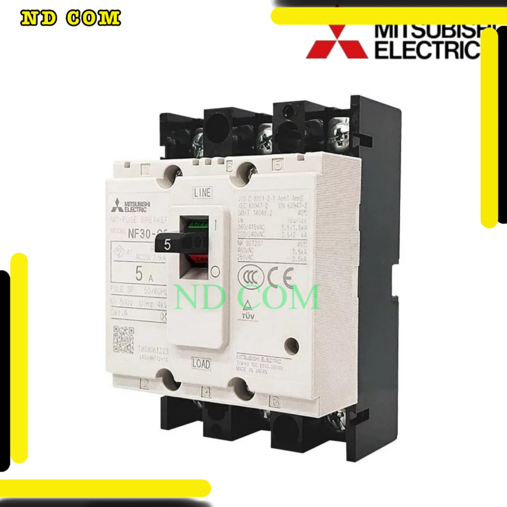 จากไทย เบรกเกอร์ Mitsubishi NF30-CS 3P 15A 20A 30A มิตซูบิชิ NF30 CS ส่งทุกวัน ถูกมาก