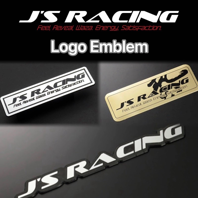 [เปลี่ยนแห้ง] Japan JsRacing LOGO/Badge/Labeling/Label LOGO สติ๊กเกอร์ติดรถ