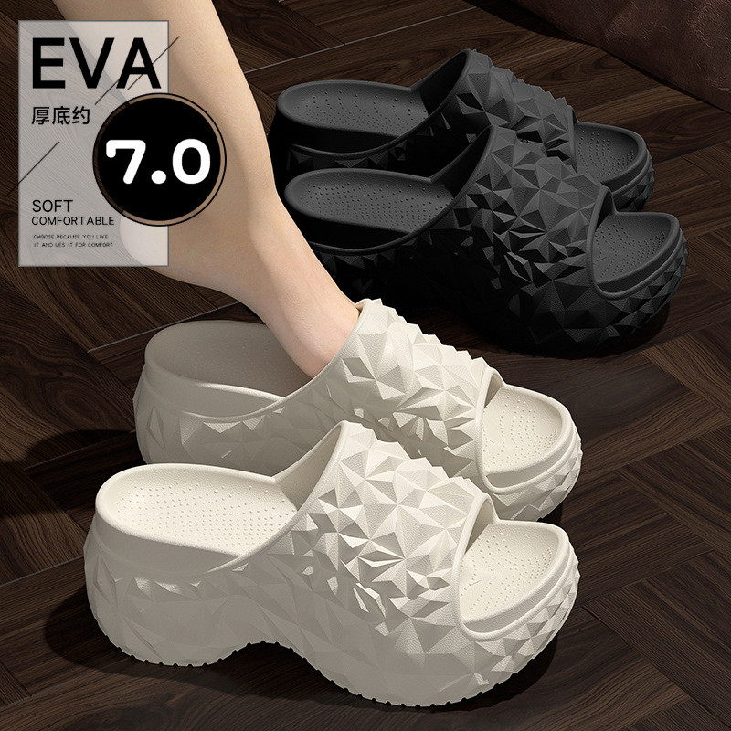 Alice Women's Thick Soled Platform Flip-Flops - รองเท้าแตะ-breathable