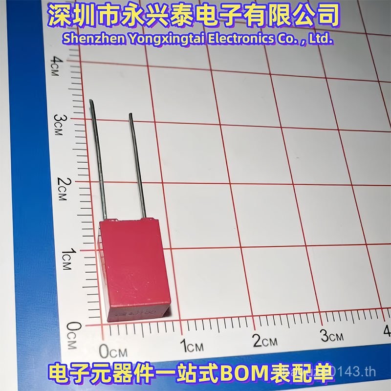 680nF100V Correction Capacitor 63V684J Plug-In Film Capacitor Pitch P5 โลหะโพลีเอสเตอร์สีแดงกล่อง AR