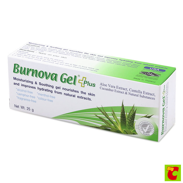 Burnova เบอร์นโนว่า เจล พลัส 25กรัม