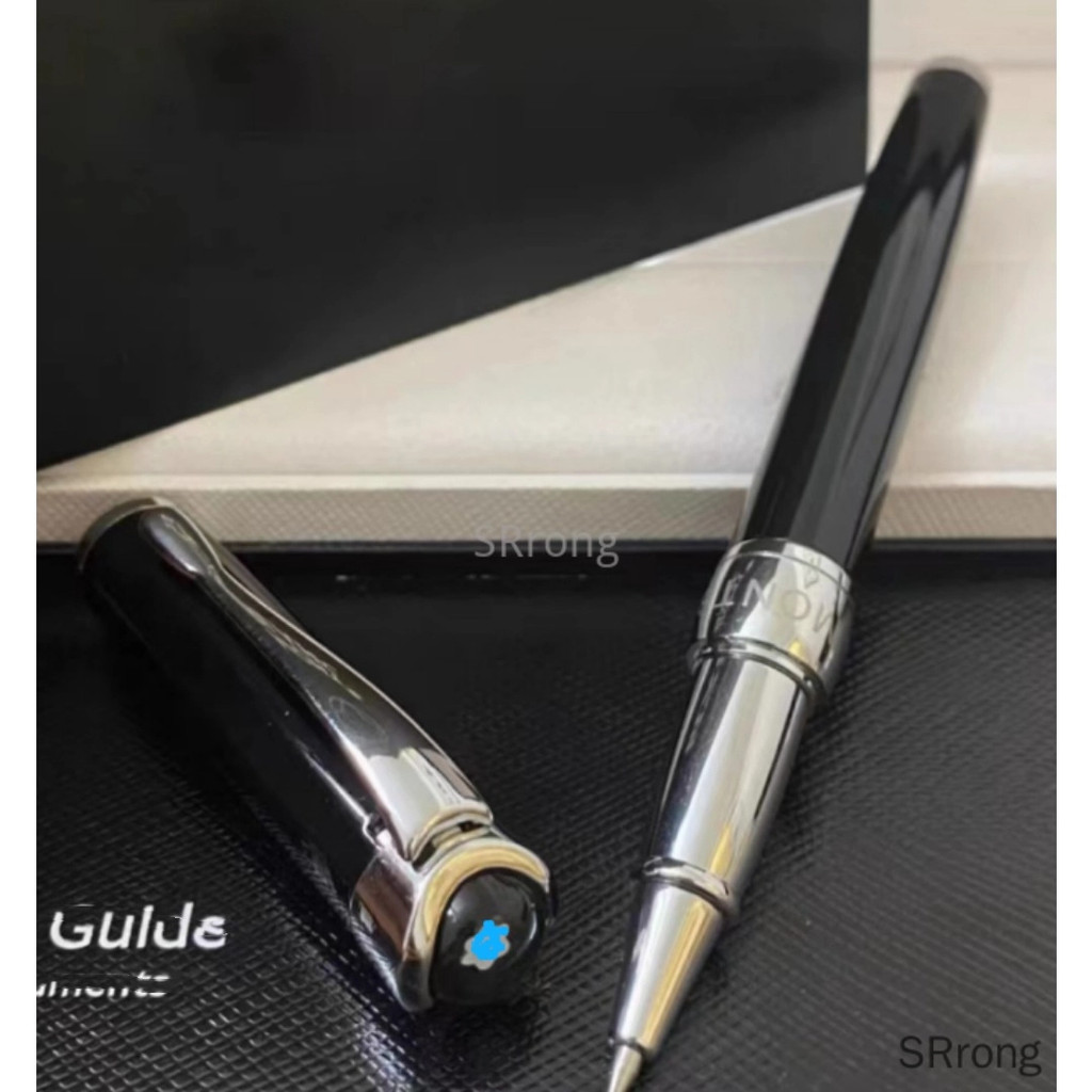 [ซื้อ 1  แถม 1 กล่องของขวัญ] MB Pen 163 Series Star Point Pen Fountain Pen Heavy Feel พร้อมโลโก้ Hexagram