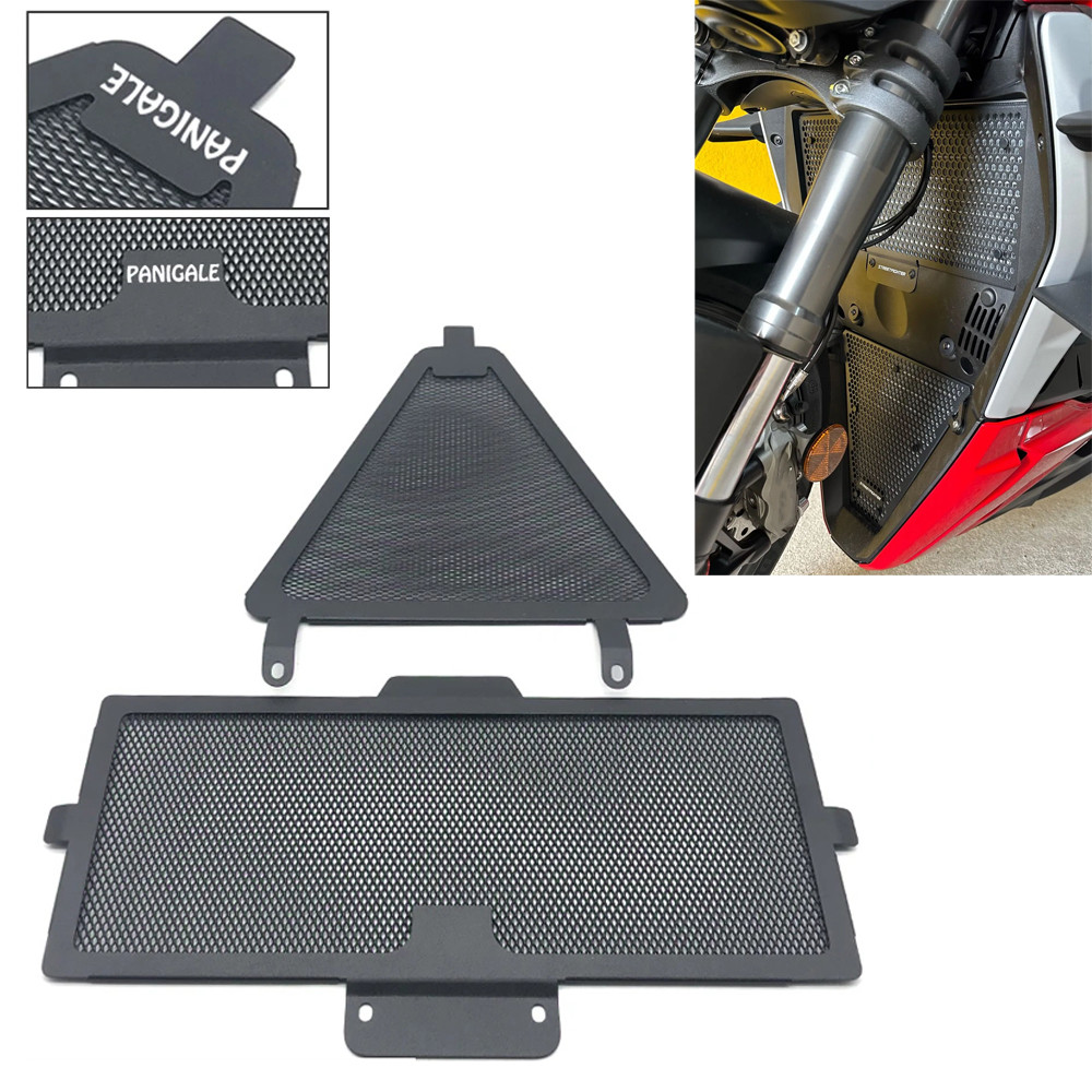 ชิ้นส่วนรถจักรยานยนต์หม้อน้ํา Grille Guard ป้องกันสําหรับ Ducati Panigale 899 959 1199 1199R 1199S 1