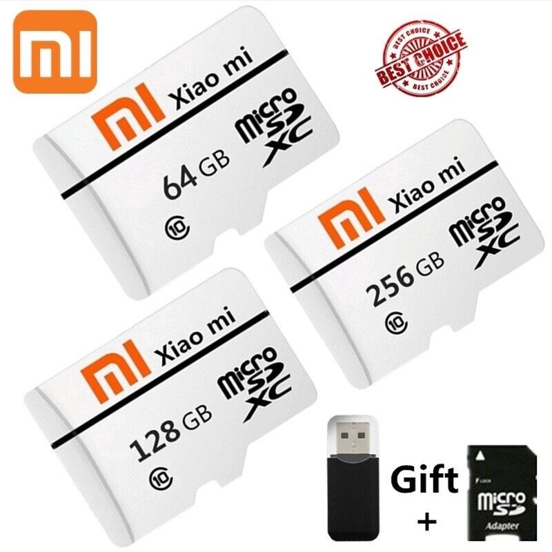 Xiaomi Original Class 10 การ์ดหน่วยความจํา 1TB/512GB/256GB/128GB/64GB 100MB/S SD card การ์ดหน่วยความจําโทรศัพท์มือถือ TF