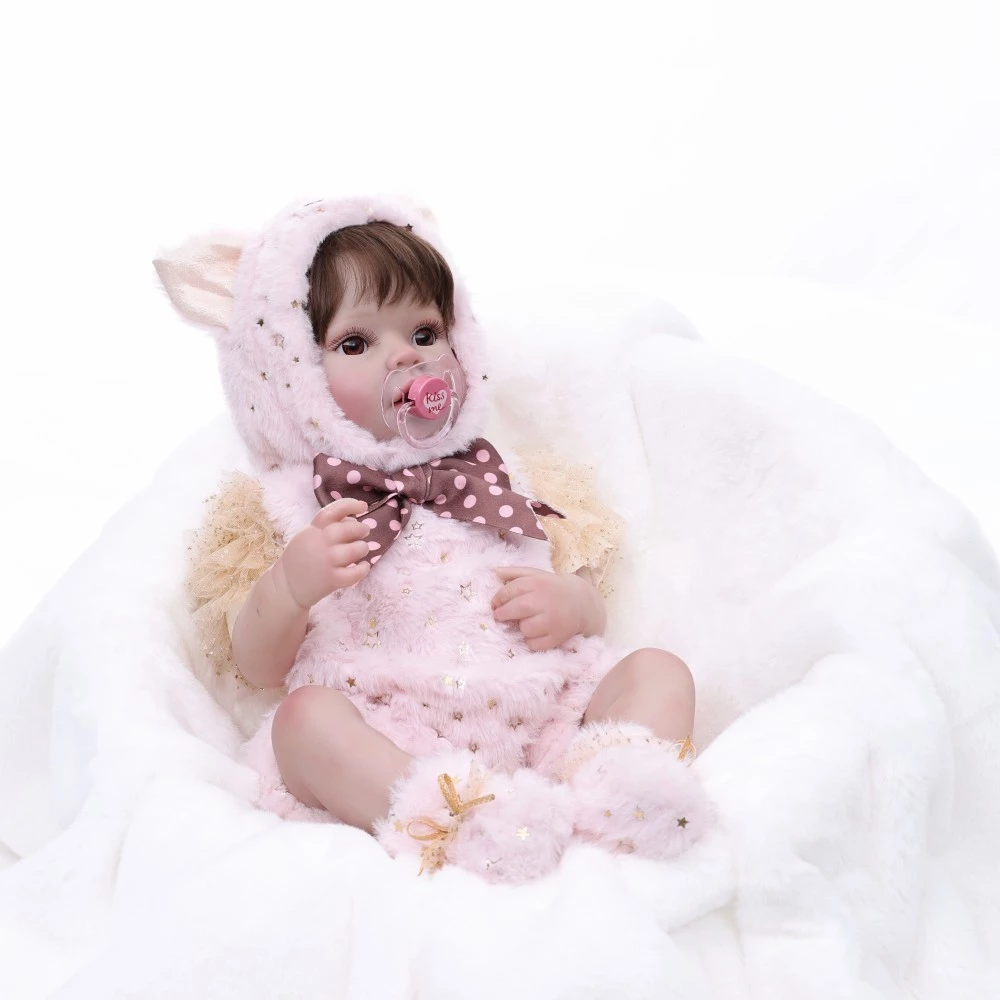 ตุ๊กตารีบอร์นซิลิโคน 60 ซม ตุ๊กตาทารกแรกเกิดสมจริง thumbnail 9