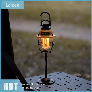 [Laicee.th] ◽จัดส่งจากสมุทรปราการ🚚โคมไฟ LED ปรับแสงได้ต่อเนื่อง Type-C ชาร์จ IPX4 กันน้ํา สไตล์วินเทจ สำหรับใช้กลางแจ้งในสวนและทางเดิน