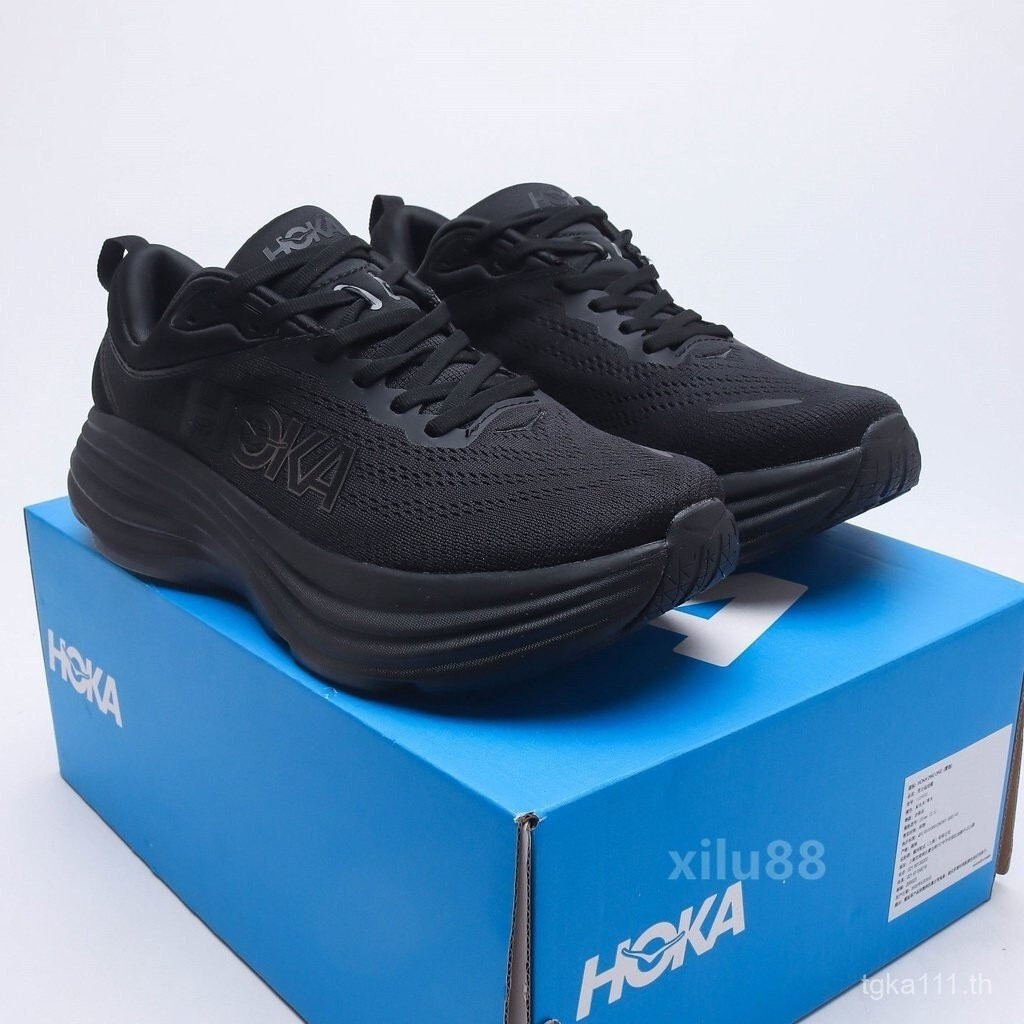 Hot 2025 H0ka Bondi 8 รองเท้าวิ่งตาข่ายย้อนยุครองเท้าผ้าใบลําลองรองเท้ากีฬา