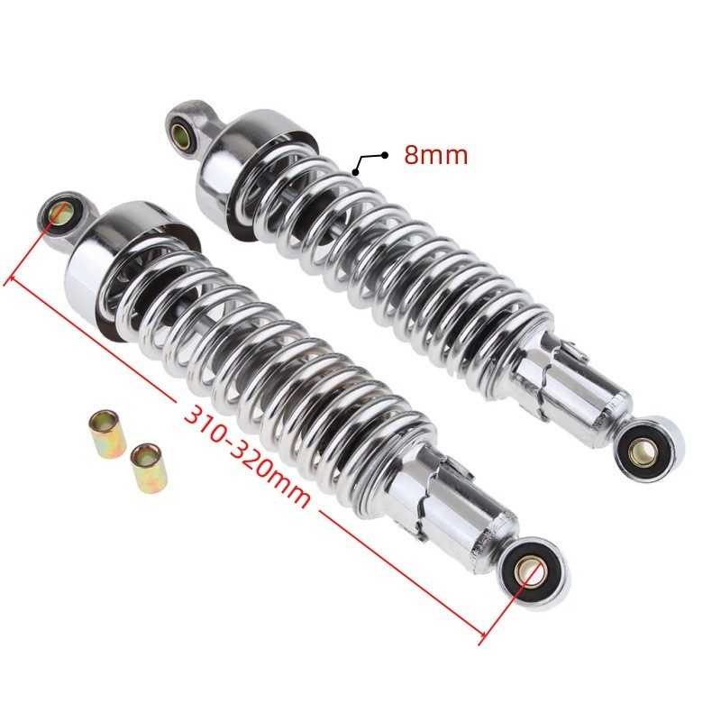 โช้คอัพเหมาะสําหรับ Uranus Prince XV250 QJ250-H QJ150-B โช้คอัพหลังรถจักรยานยนต์