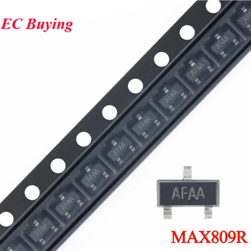 50 ชิ้น/10 ชิ้น MAX809R MAX809 SOT-23 AFAA MCU การตรวจสอบชิป Microprocessor แรงดันไฟฟ้าการตรวจจับรีเ