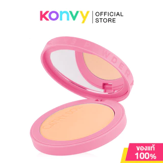 Cathy Doll CC Speed WhiteX3 Powder Pact SPF40 PA+++ 12g #21 Light Beige แป้งฝุ่นอัดแข็งอณูเล็กเนียนละเอียด เคที่ดอลล...
