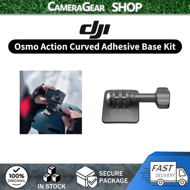 ชุดฐานกาวโค้ง DJI Osmo Action เข้ากันได้กับ Osmo 360, Osmo Action, DJI Action 2, Osmo Action 3, Osmo