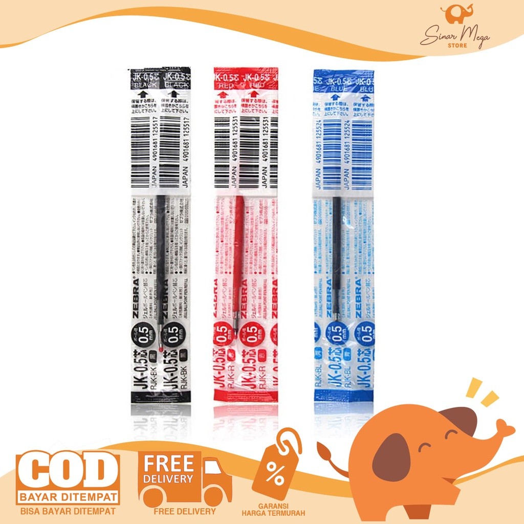 Zebra Refill Sarasa JK Series / Sarasa 3+S รีฟิล