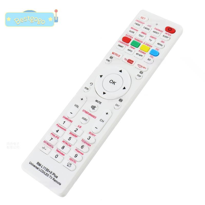 [Bestgogo-t] รีโมทคอนโทรลทดแทน RM-L1130+X สําหรับทีวีโทรทัศน์ทุกยี่ห้อ RM-L113+12 RM-L1130+8 ใหม่
