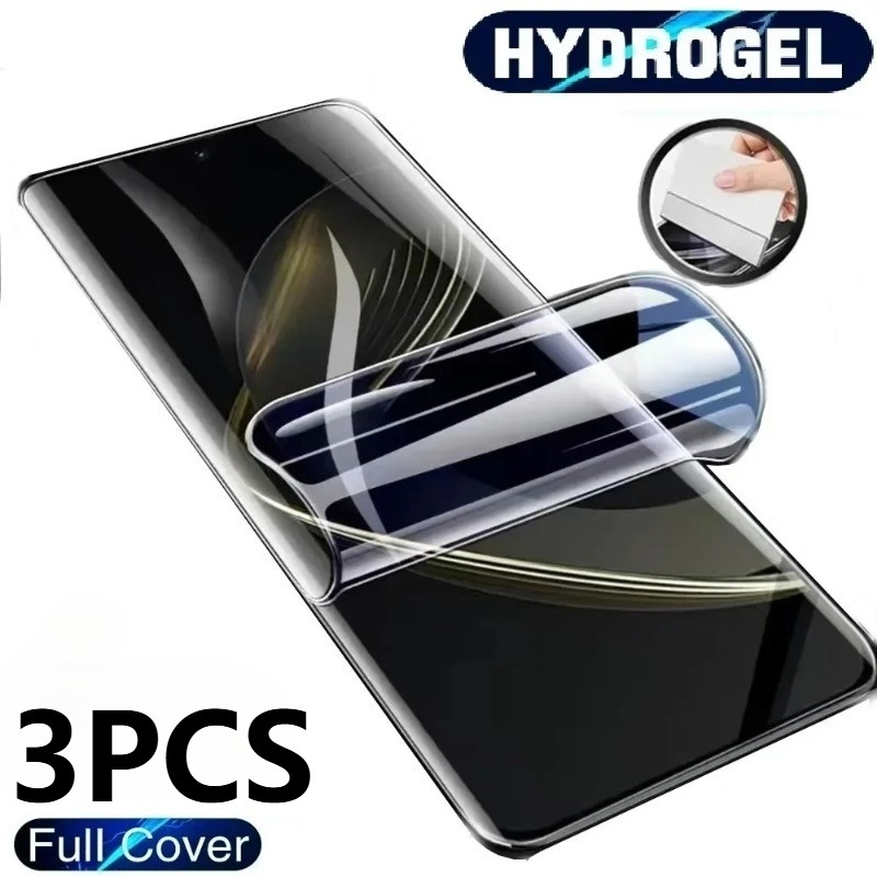 3 ชิ้นคลุมทั้งหมด Anti Spy ความเป็นส่วนตัวฟิล์มไฮโดรเจลนุ่มสําหรับ Huawei Y9s Y9a Y9 Y8s Y8p Y7p Y7a
