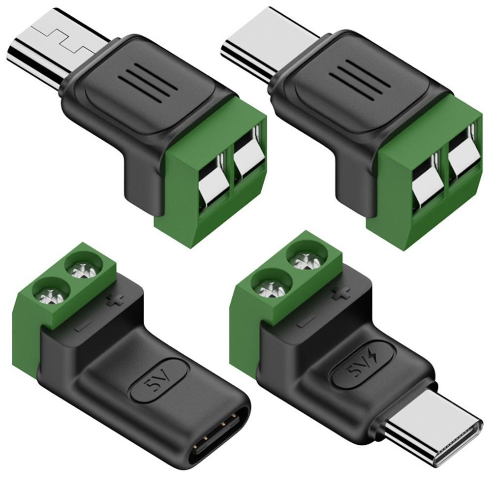 AMBER1FLLK USB C ถึง 2Pin Terminal Adapter, Solderless Plug 5V Crimp Terminal Block, คุณภาพสูงชาร์จ Conversion สีเขียว Type-C ถึง 2 Pin สายชาร์จสําหรับ DIY หรือซ่อม ราคา ถูกที่สุด ดีลบีเคเค แกลเลอรีภาพที่ 8