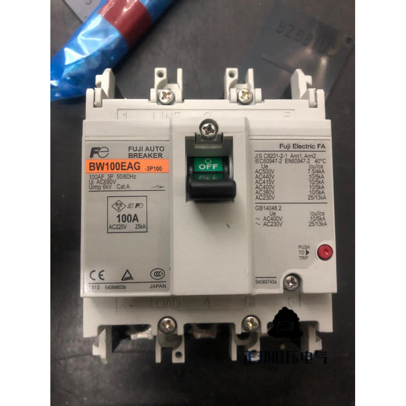 Japan Fuji Air Switch Circuit Breaker BW100EAG-3P100 100A Ready Stock