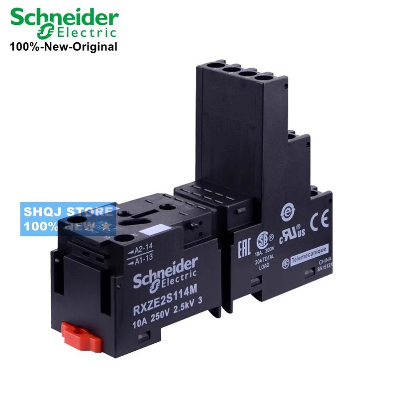 Schneider 100%-ใหม่ 5PCS RXZE2S114M RXZE2S111M RXZE2S108M รีเลย์ซ็อกเก็ตฐานเดิม