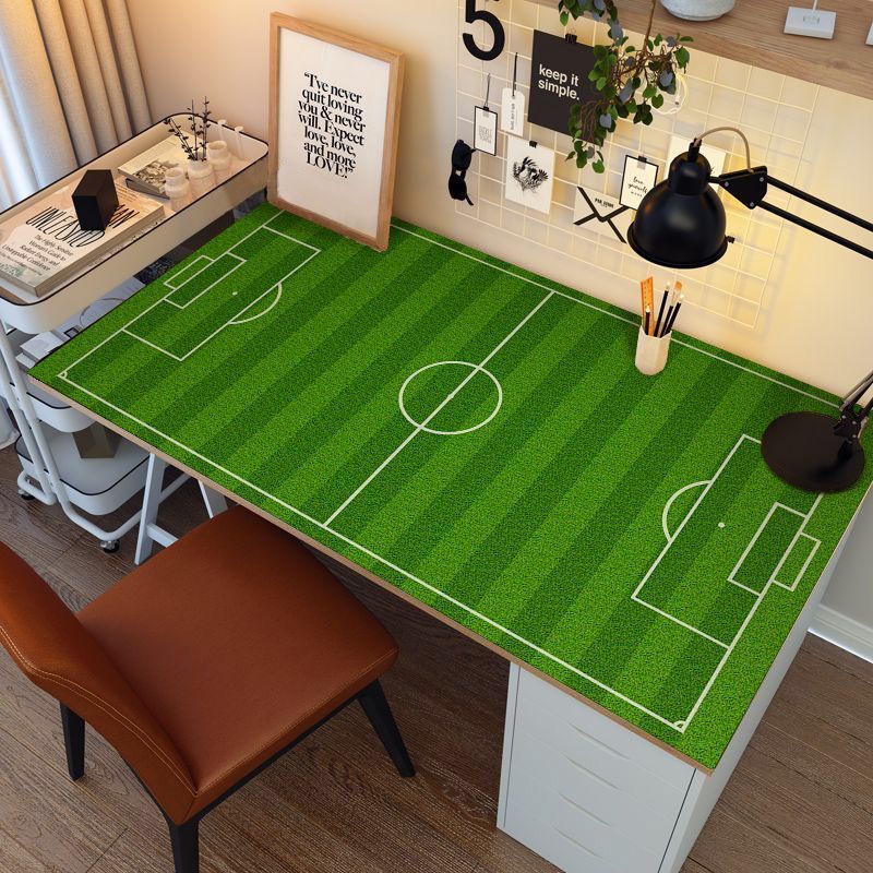 World Cup Football Court Leather Table Mat British Super Western-style Boy Table Mat Messi C Luo Spo