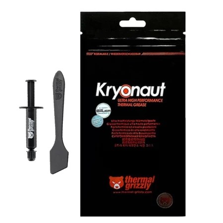 [พร้อมส่งด่วน ส่งทันที] ซิลิโคนระดับท็อป Thermal Grizzly Kryonaut 1g นำความร้อนสูง 12.5 W/mk สำหรับ CPU/GPU ตัวแรง