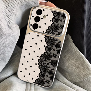 เคสซัมซุง For Samsung S26 Ultra A57 A37 A27 A56 A17 A07 A55 A16 A05S S25 Ultra S24 S23 FE A26 เคสนิ่มลายหนังแกะ สีพื้น