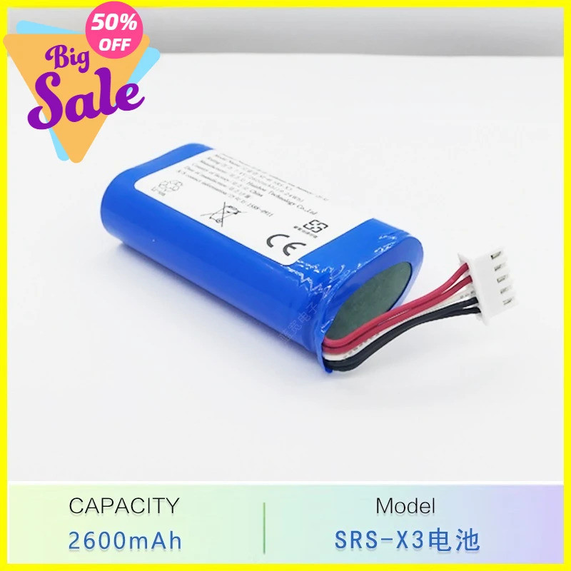 เข้ากันได้กับลําโพงบลูทูธ Sony SRS-X3 แบตเตอรี่ SRS-X3 SRS-XB2 แบตเตอรี่ SRS-XB20 แบตเตอรี่