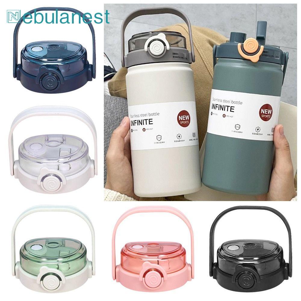 NEBULANES 1 ชิ้นถ้วยหมวก, Splash Proof Therms ฝาปิดขวด, สําหรับ 1300 มล. อุปกรณ์เสริมขวด Universal ฝาปิดถ้วย