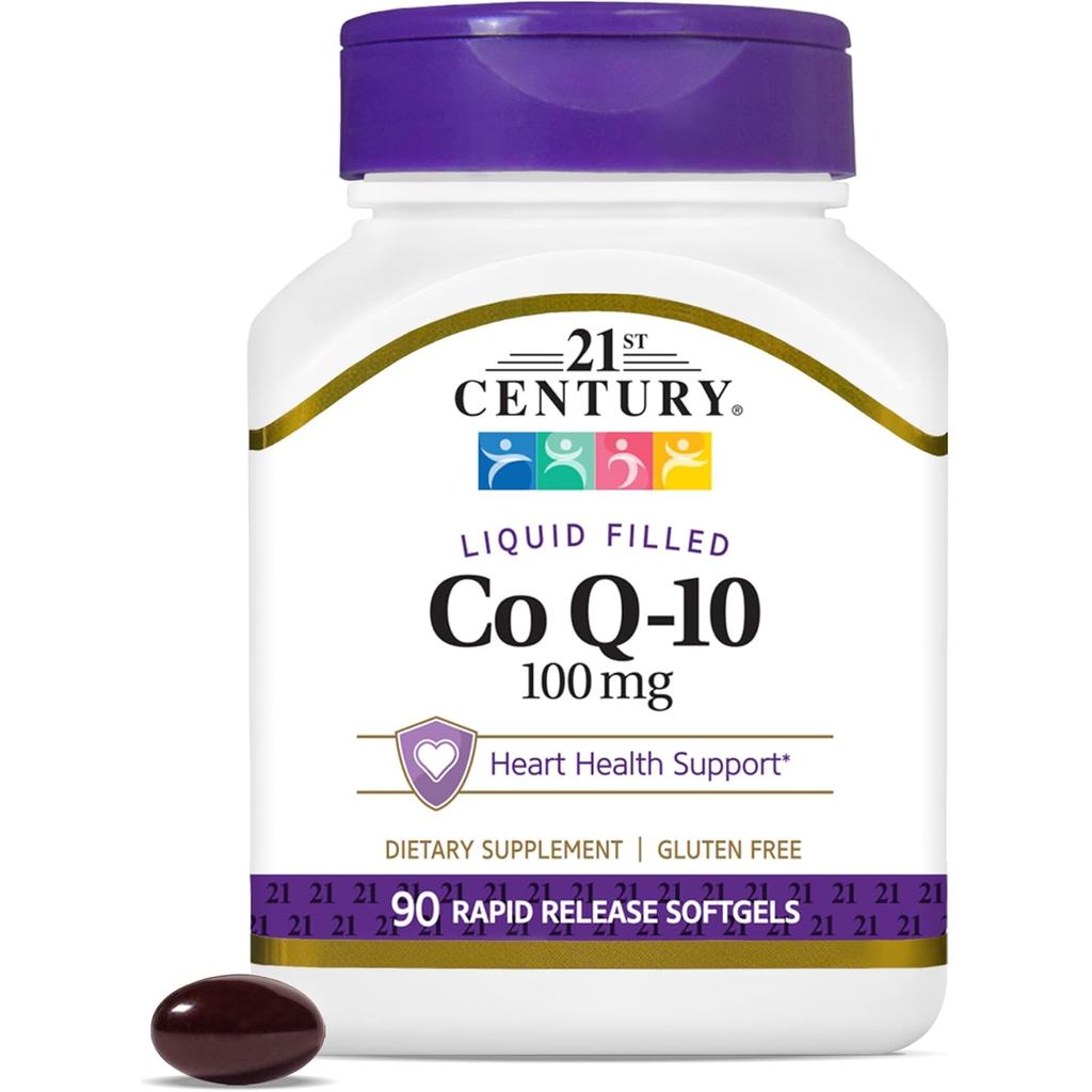 21st Century Co Q10 100 mg Softgels, 90 Count BQPS