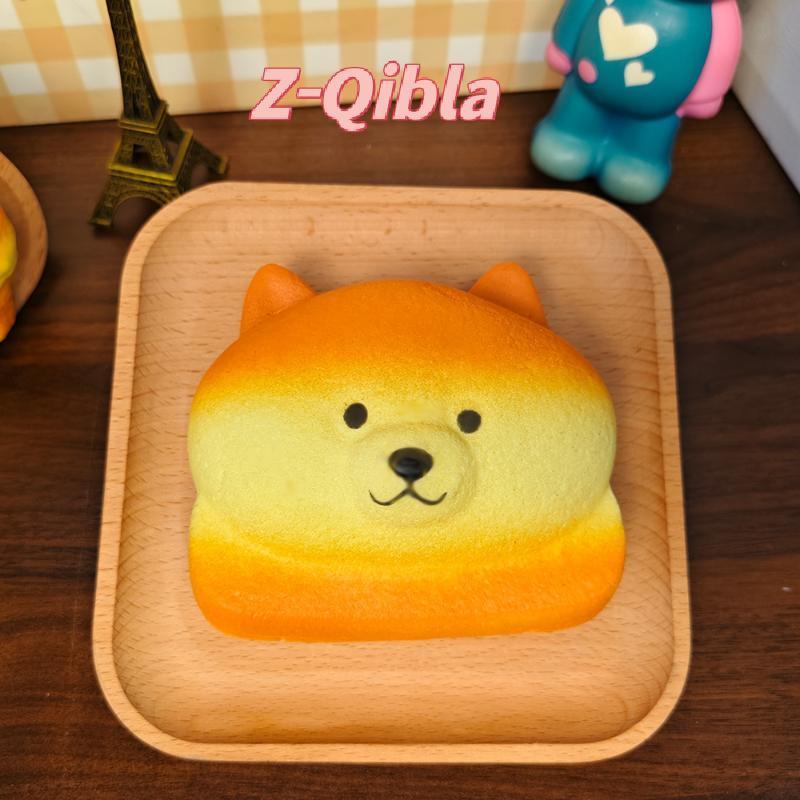 [Z-Qibla-t] จําลองขนมปัง Toast Squishy ของเล่นโดนัทช้า Rising Rebound บีบของเล่น Anti Stress Relief ของเล่นสําหรับเด็กผู้ใหญ่เดสก์ท็อปตกแต่ง