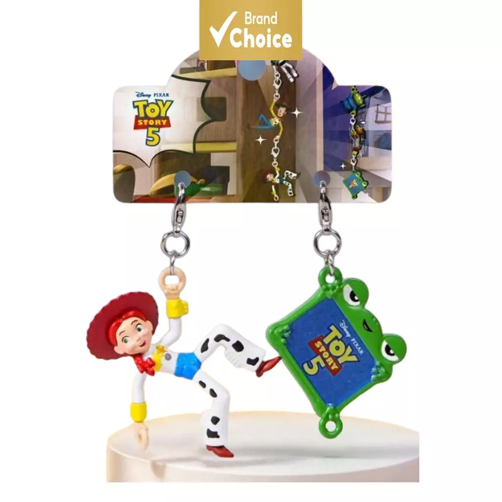 Toy Story 5 Potdemiel พวงกุญแจแขวนปีนเขาครบชุด, Woody/Buzz/Jessie/Alien/Slinky Dog รูปการ์ตูนกระเป๋าเป้สะพายหลังจี้, ของขวัญสําหรับแฟนๆ