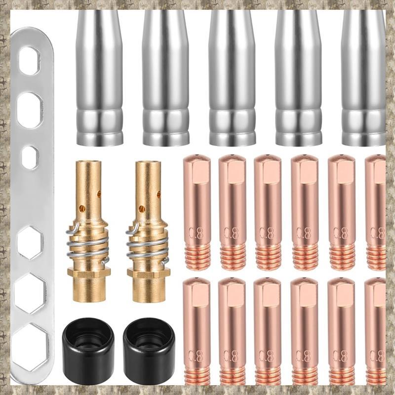 [uhktyltui123.th] MB15AK สําหรับ MIG/ ชุดอะไหล่ไฟฉายเชื่อม (22 ชิ้น) สําหรับชุดอุปกรณ์เชื่อม MIG/