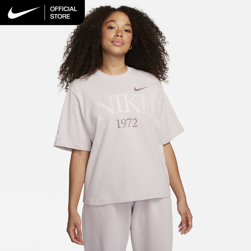 Nike Women's Sportswear Classic T-Shirt - Platinum Violet [FQ6601-019]